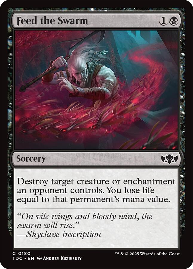 Feed the Swarm [Tarkir: Dragonstorm Commander] - Magic: The Gathering - Card Brawlers | Quebec | Canada |