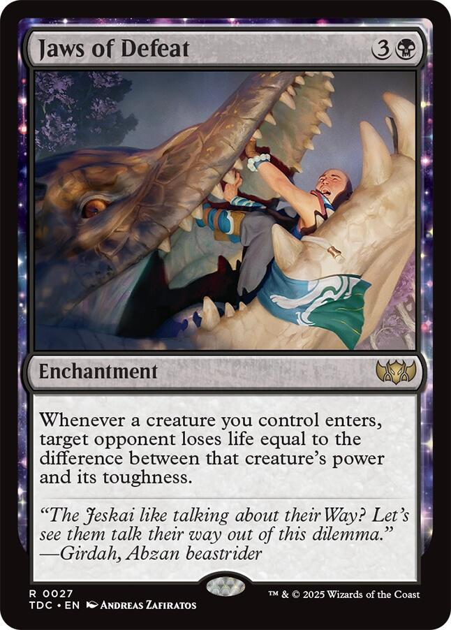 Jaws of Defeat [Tarkir: Dragonstorm Commander] - Magic: The Gathering - Card Brawlers | Quebec | Canada |