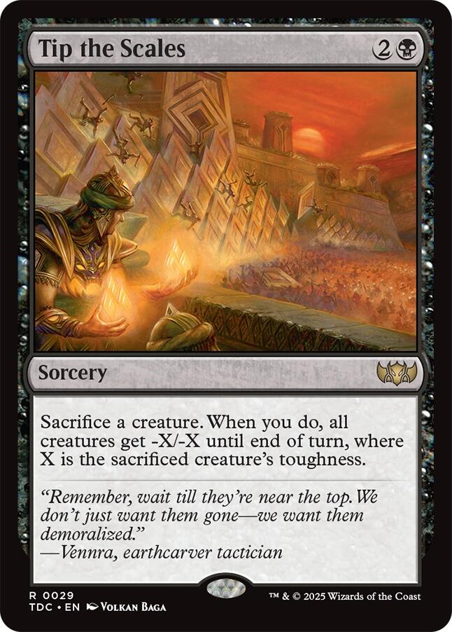 Tip the Scales [Tarkir: Dragonstorm Commander] - Magic: The Gathering - Card Brawlers | Quebec | Canada |
