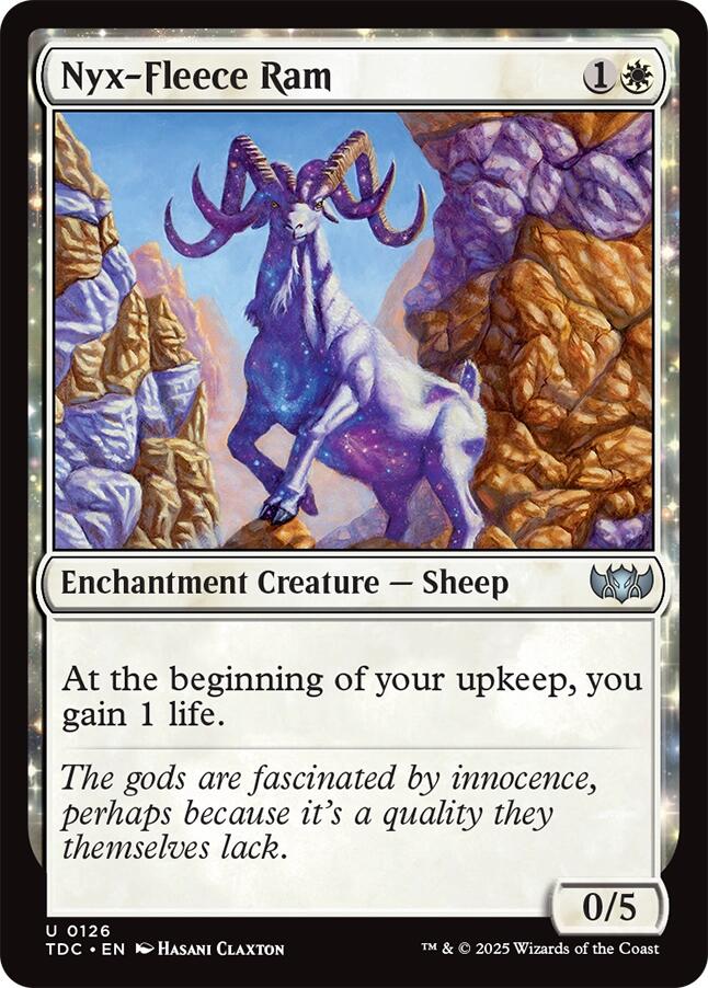 Nyx-Fleece Ram [Tarkir: Dragonstorm Commander] - Magic: The Gathering - Card Brawlers | Quebec | Canada |