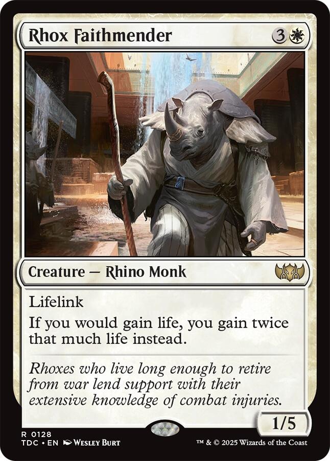 Rhox Faithmender [Tarkir: Dragonstorm Commander] - Magic: The Gathering - Card Brawlers | Quebec | Canada |