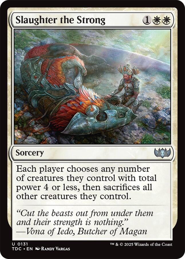 Slaughter the Strong [Tarkir: Dragonstorm Commander] - Magic: The Gathering - Card Brawlers | Quebec | Canada |