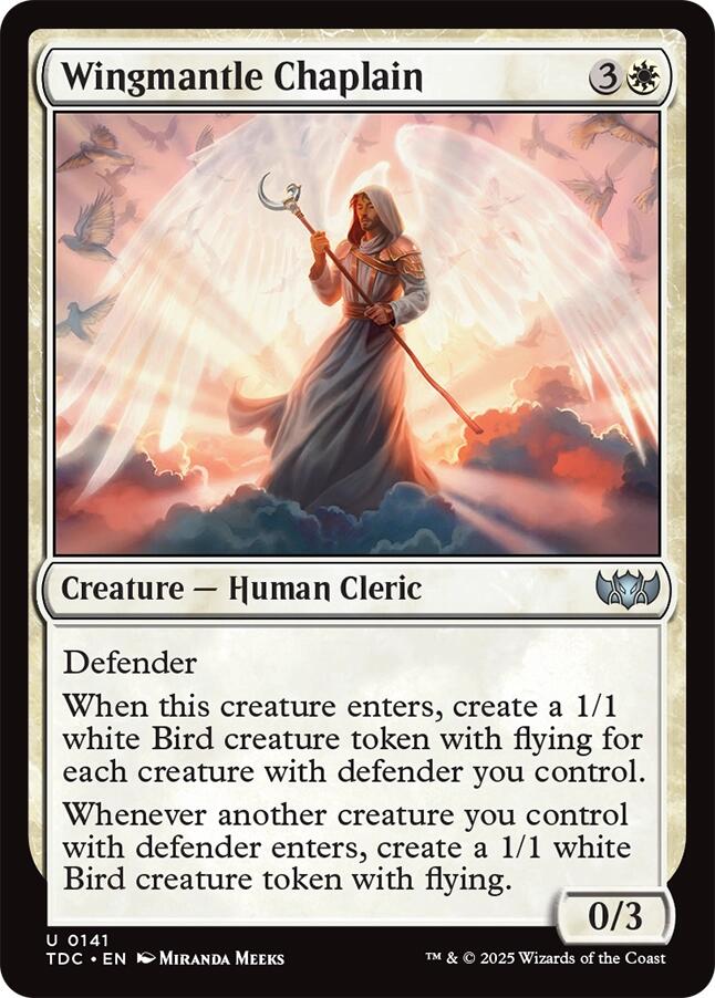 Wingmantle Chaplain [Tarkir: Dragonstorm Commander] - Magic: The Gathering - Card Brawlers | Quebec | Canada |