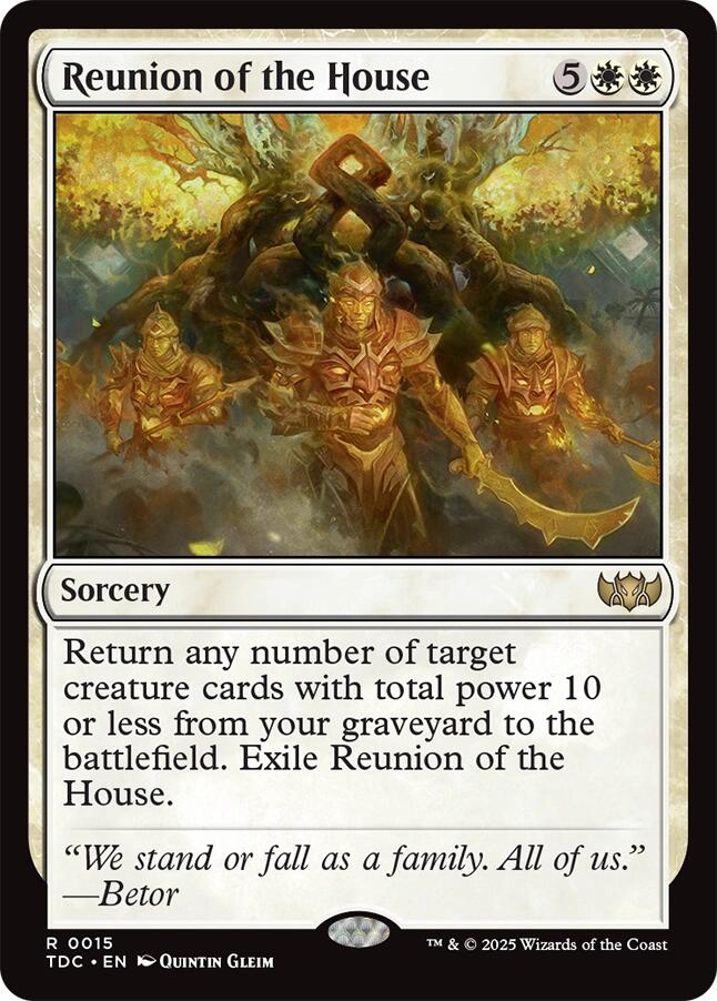 Reunion of the House [Tarkir: Dragonstorm Commander] - Magic: The Gathering - Card Brawlers | Quebec | Canada |