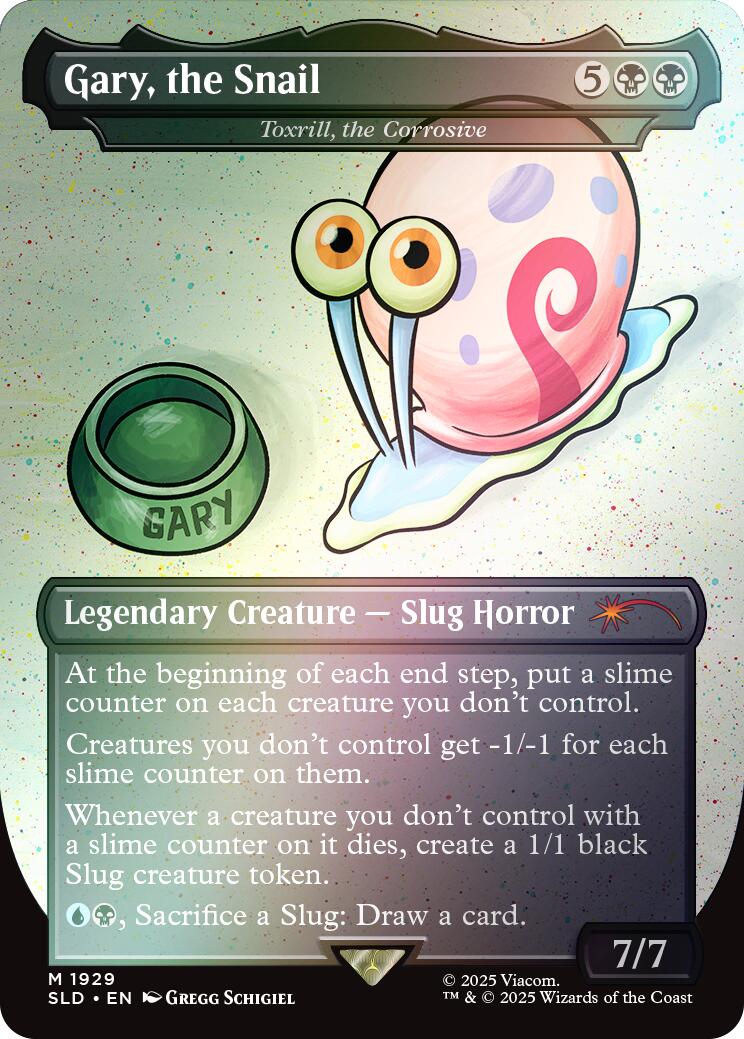 Gary, the Snail - Toxrill, the Corrosive (Rainbow Foil) [Secret Lair Drop Series] - Magic: The Gathering - Card Brawlers | Quebec | Canada |