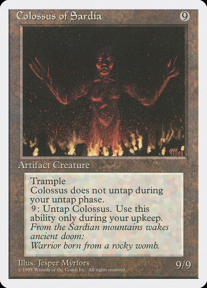 Colossus of Sardia [Fourth Edition] - Magic: The Gathering - Card Brawlers | Quebec | Canada |