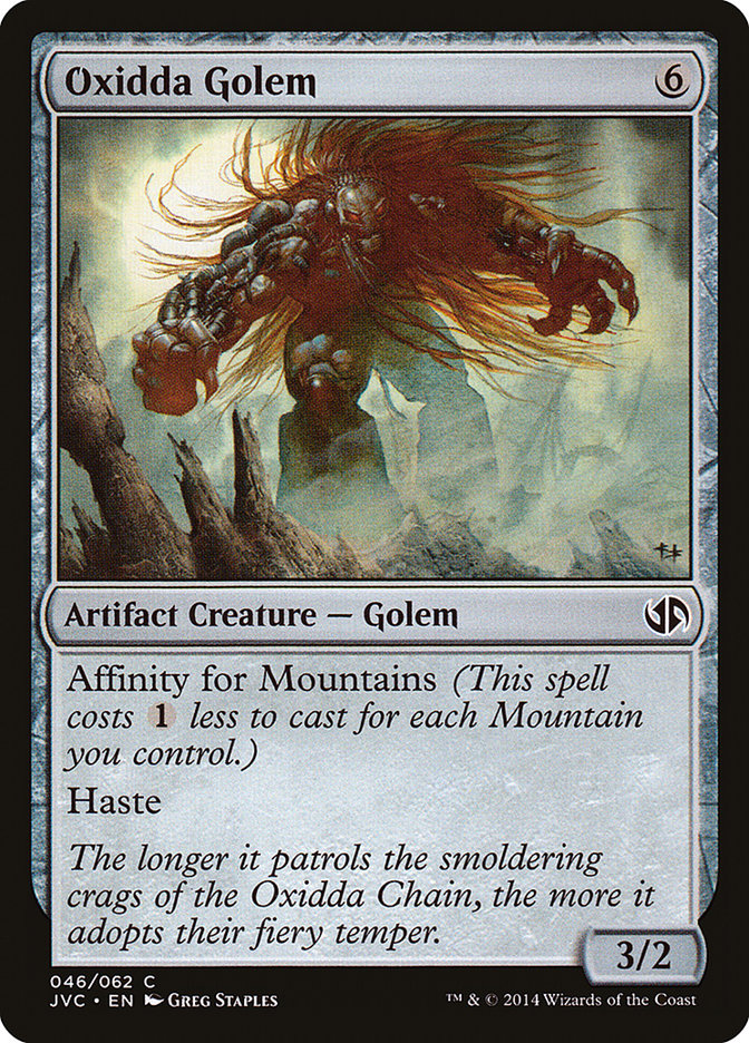 Oxidda Golem [Duel Decks Anthology] - Magic: The Gathering - Card Brawlers | Quebec | Canada |