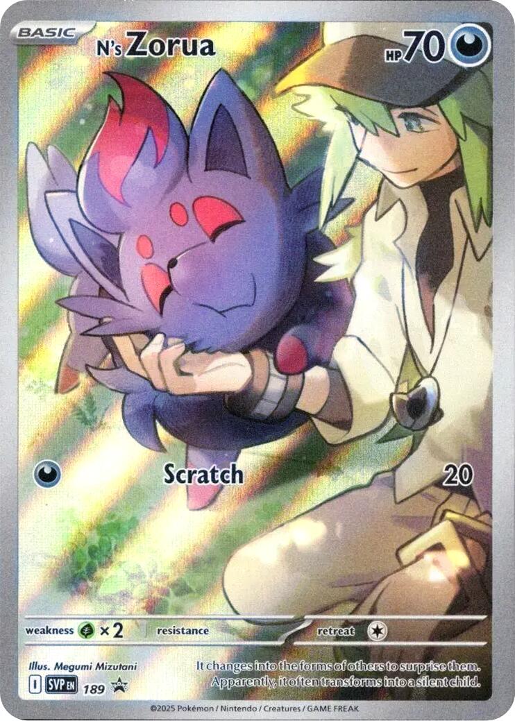 N's Zorua (SVP189) [Scarlet & Violet: Black Star Promos] - Pokémon - Card Brawlers | Quebec | Canada |