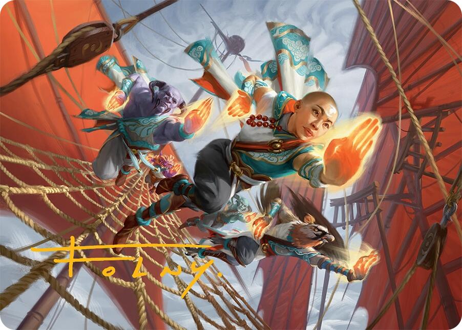Aligned Heart Art Card (52/54) (Gold-Stamped Signature) [Tarkir: Dragonstorm Art Series] - Magic: The Gathering - Card Brawlers | Quebec | Canada |