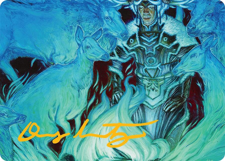 Unending Whisper Art Card (9/54) (Gold-Stamped Signature) [Tarkir: Dragonstorm Art Series] - Magic: The Gathering - Card Brawlers | Quebec | Canada |