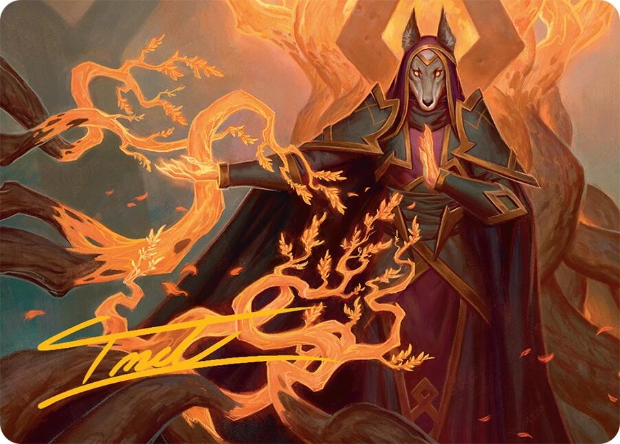 Abzan Devotee Art Card (10/54) (Gold-Stamped Signature) [Tarkir: Dragonstorm Art Series] - Magic: The Gathering - Card Brawlers | Quebec | Canada |
