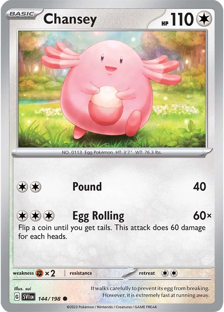 Chansey (144/198) [Scarlet & Violet: Base Set] - Pokémon - Card Brawlers | Quebec | Canada |