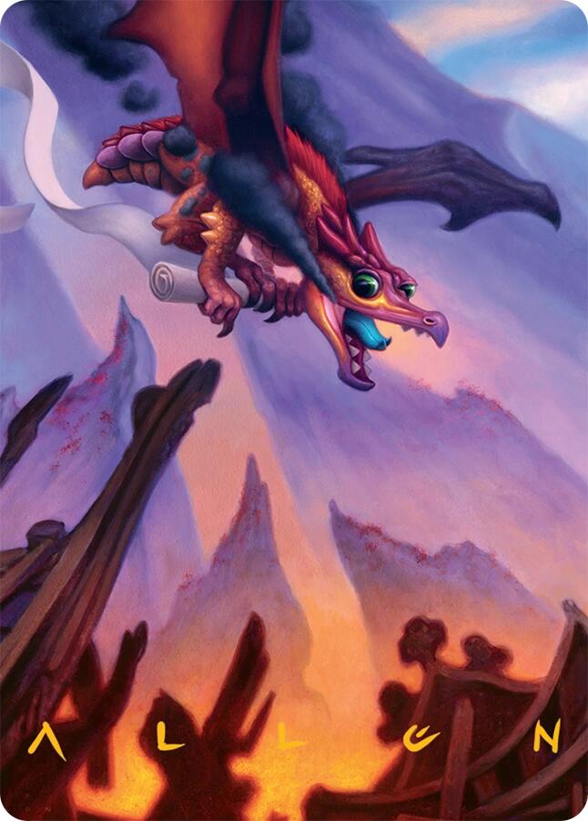 Scavenger Regent Art Card (45/54) (Gold-Stamped Signature) [Tarkir: Dragonstorm Art Series] - Magic: The Gathering - Card Brawlers | Quebec | Canada |