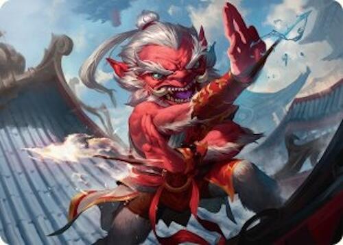 Devoted Duelist Art Card (15/54) [Tarkir: Dragonstorm Art Series] - Magic: The Gathering - Card Brawlers | Quebec | Canada |