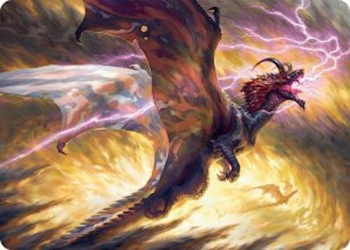 Stormscale Scion Art Card (17/54) [Tarkir: Dragonstorm Art Series] - Magic: The Gathering - Card Brawlers | Quebec | Canada |