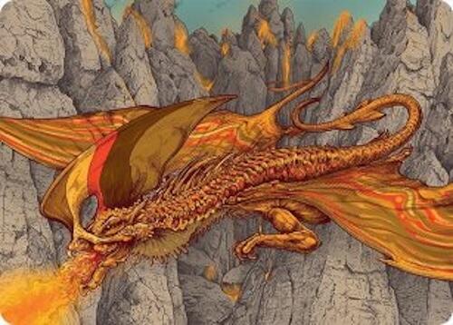 Magmatic Hellkite Art Card (34/54) [Tarkir: Dragonstorm Art Series] - Magic: The Gathering - Card Brawlers | Quebec | Canada |