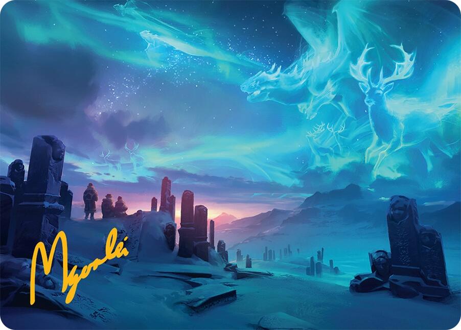 Auroral Procession Art Card (20/54) (Gold-Stamped Signature) [Tarkir: Dragonstorm Art Series] - Magic: The Gathering - Card Brawlers | Quebec | Canada |