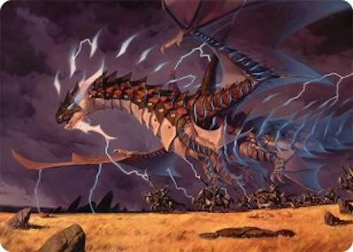 Neriv, Heart of the Storm Art Card (25/54) [Tarkir: Dragonstorm Art Series] - Magic: The Gathering - Card Brawlers | Quebec | Canada |