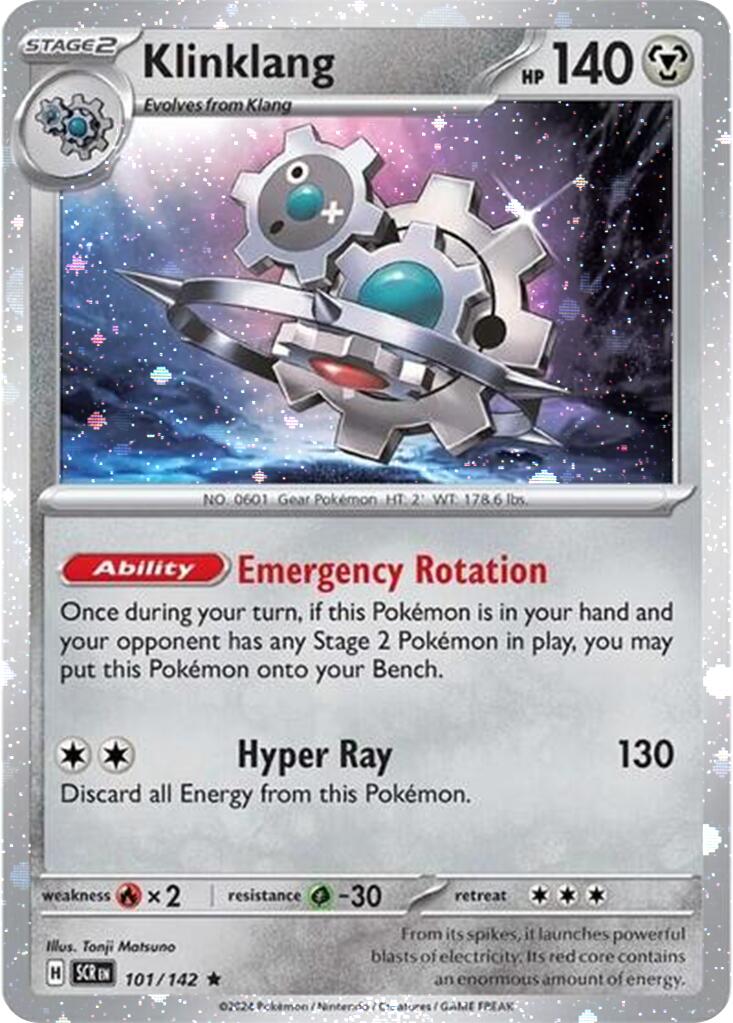 Klinklang (101/142) (Cosmos Holo) [Scarlet & Violet: Stellar Crown] - Pokémon - Card Brawlers | Quebec | Canada |