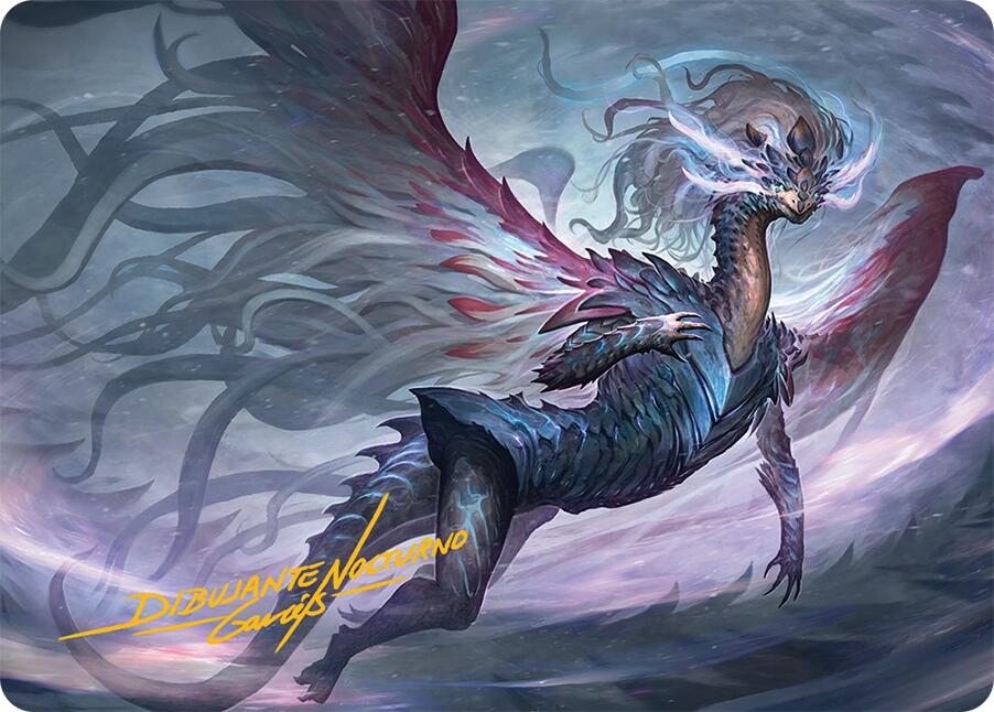 Shiko, Paragon of the Way Art Card (37/54) (Gold-Stamped Signature) [Tarkir: Dragonstorm Art Series] - Magic: The Gathering - Card Brawlers | Quebec | Canada |