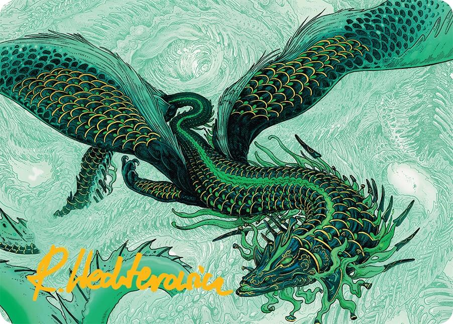 Teval, Arbiter of Virtue Art Card (38/54) (Gold-Stamped Signature) [Tarkir: Dragonstorm Art Series] - Magic: The Gathering - Card Brawlers | Quebec | Canada |