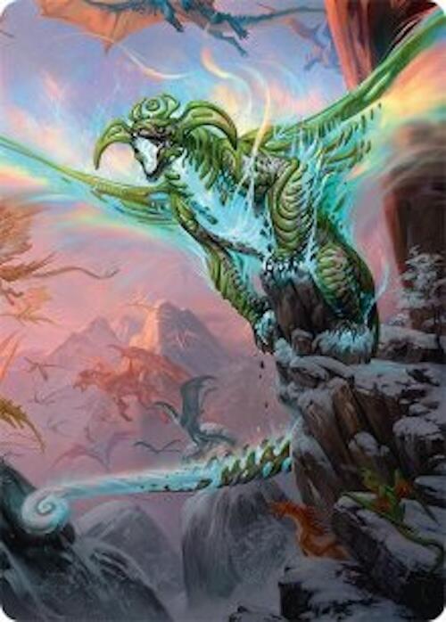 Ureni of the Unwritten Art Card (51/54) [Tarkir: Dragonstorm Art Series] - Magic: The Gathering - Card Brawlers | Quebec | Canada |
