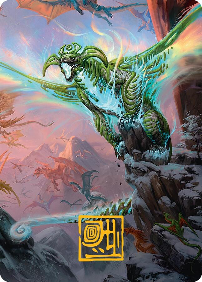 Ureni of the Unwritten Art Card (51/54) (Gold-Stamped Signature) [Tarkir: Dragonstorm Art Series] - Magic: The Gathering - Card Brawlers | Quebec | Canada |