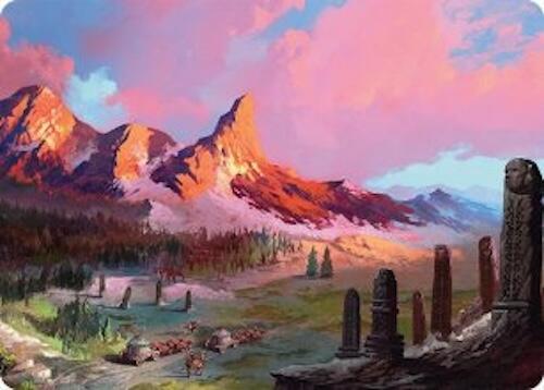 Rugged Highlands Art Card (29/54) [Tarkir: Dragonstorm Art Series] - Magic: The Gathering - Card Brawlers | Quebec | Canada |