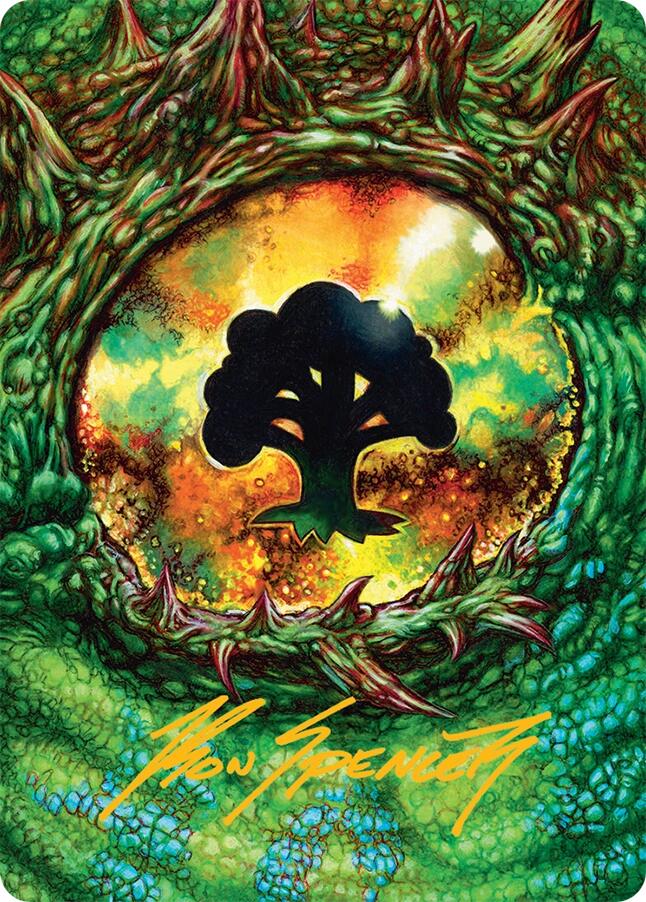 Forest Art Card (32/54) (Gold-Stamped Signature) [Tarkir: Dragonstorm Art Series] - Magic: The Gathering - Card Brawlers | Quebec | Canada |
