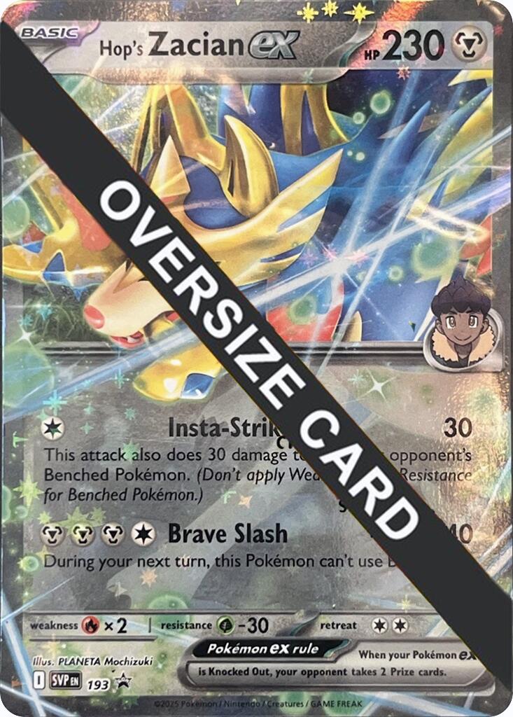 Hop's Zacian ex (SVP193) (Jumbo Card) [Scarlet & Violet: Black Star Promos] - Pokémon - Card Brawlers | Quebec | Canada |