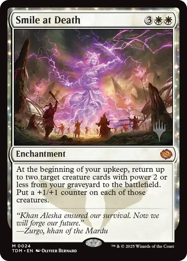 Smile at Death [Tarkir: Dragonstorm Promos] - Magic: The Gathering - Card Brawlers | Quebec | Canada |