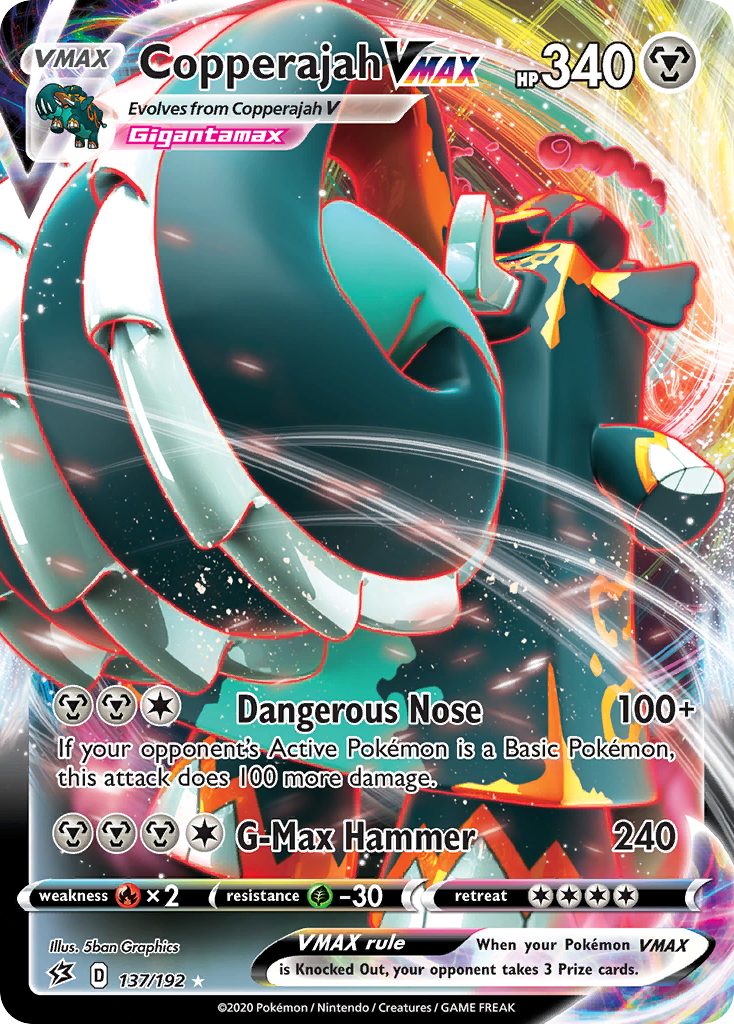 Copperajah VMAX (137/192) [Sword & Shield: Rebel Clash] - Pokémon - Card Brawlers | Quebec | Canada |