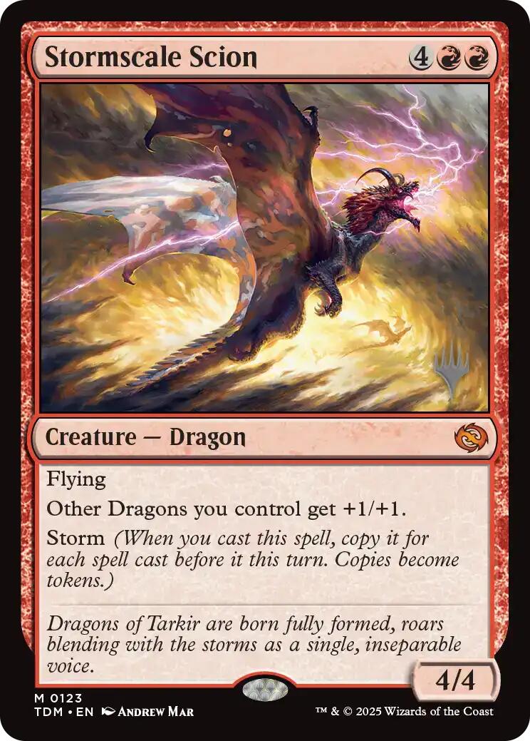 Stormscale Scion [Tarkir: Dragonstorm Promos] - Magic: The Gathering - Card Brawlers | Quebec | Canada |