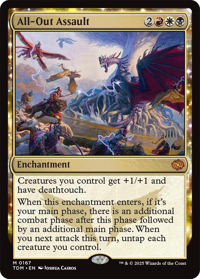 All-Out Assault [Tarkir: Dragonstorm Promos] - Magic: The Gathering - Card Brawlers | Quebec | Canada |