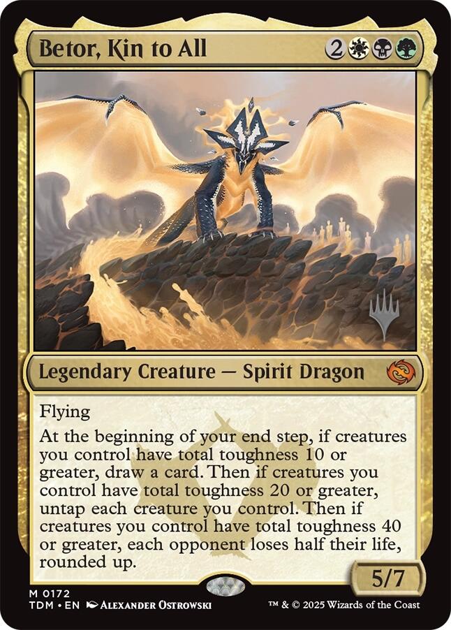 Betor, Kin to All [Tarkir: Dragonstorm Promos] - Magic: The Gathering - Card Brawlers | Quebec | Canada |