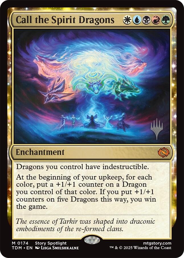 Call the Spirit Dragons [Tarkir: Dragonstorm Promos] - Magic: The Gathering - Card Brawlers | Quebec | Canada |