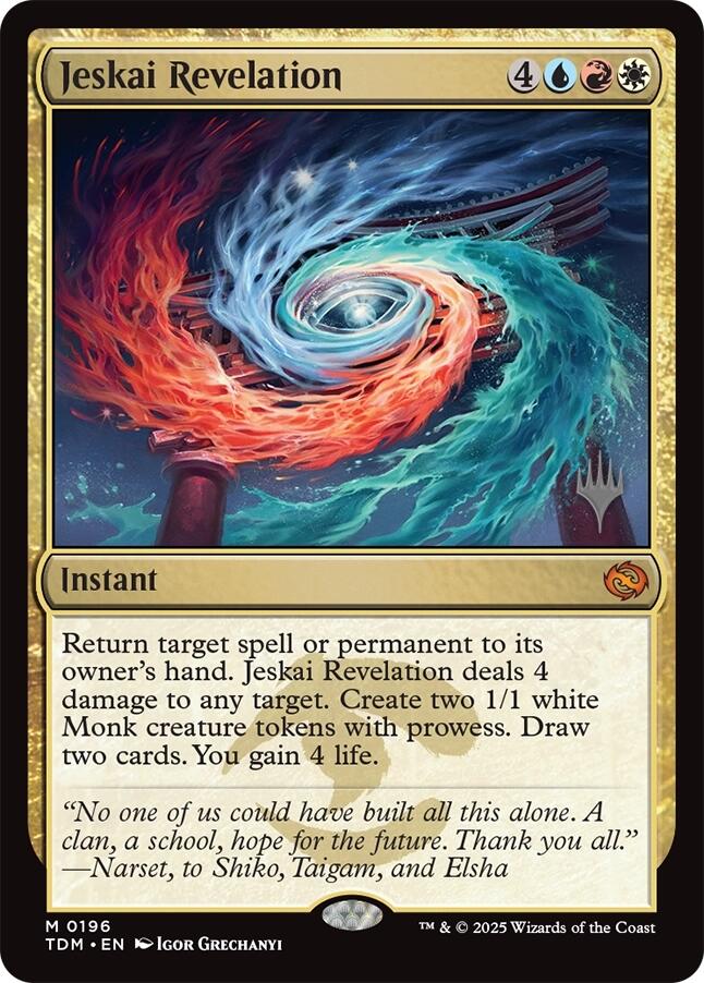 Jeskai Revelation [Tarkir: Dragonstorm Promos] - Magic: The Gathering - Card Brawlers | Quebec | Canada |