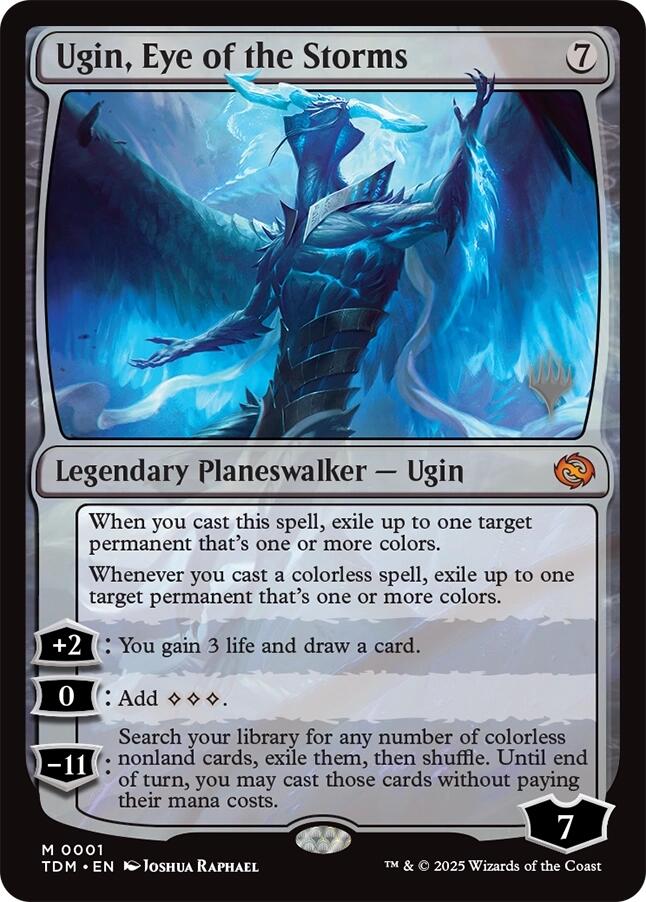 Ugin, Eye of the Storms [Tarkir: Dragonstorm Promos] - Magic: The Gathering - Card Brawlers | Quebec | Canada |