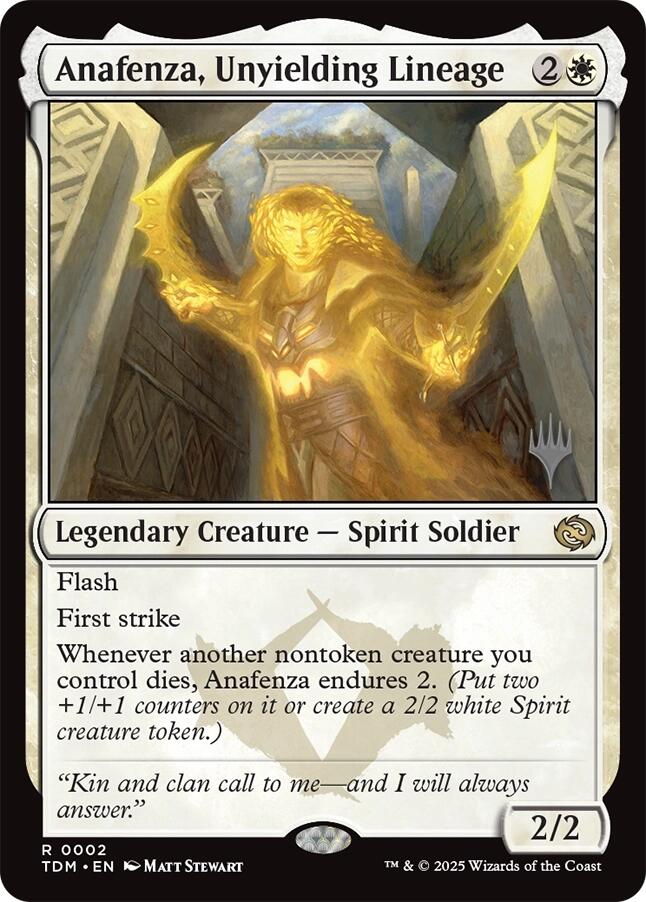 Anafenza, Unyielding Lineage [Tarkir: Dragonstorm Promos] - Magic: The Gathering - Card Brawlers | Quebec | Canada |