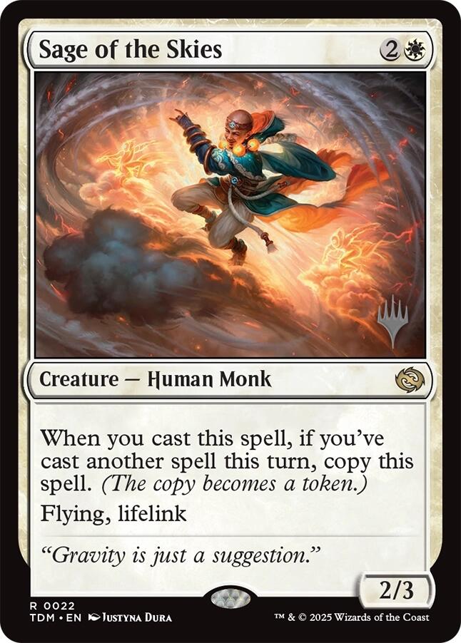 Sage of the Skies [Tarkir: Dragonstorm Promos] - Magic: The Gathering - Card Brawlers | Quebec | Canada |
