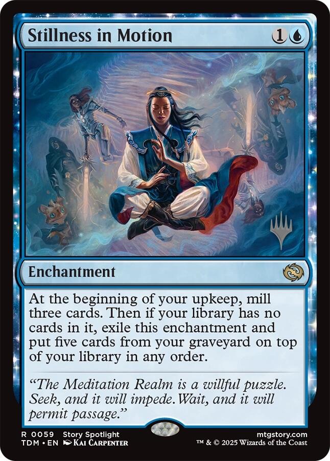 Stillness in Motion [Tarkir: Dragonstorm Promos] - Magic: The Gathering - Card Brawlers | Quebec | Canada |