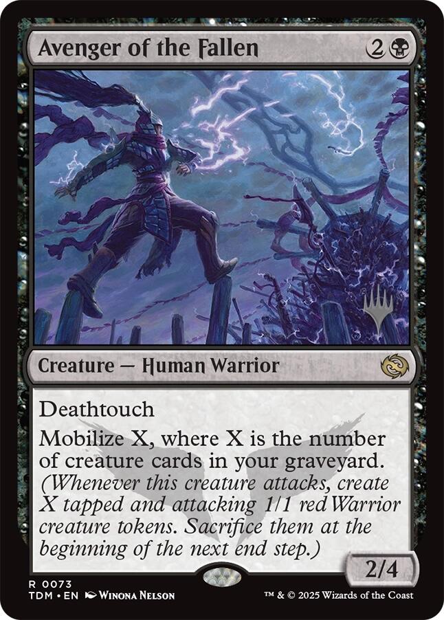 Avenger of the Fallen [Tarkir: Dragonstorm Promos] - Magic: The Gathering - Card Brawlers | Quebec | Canada |