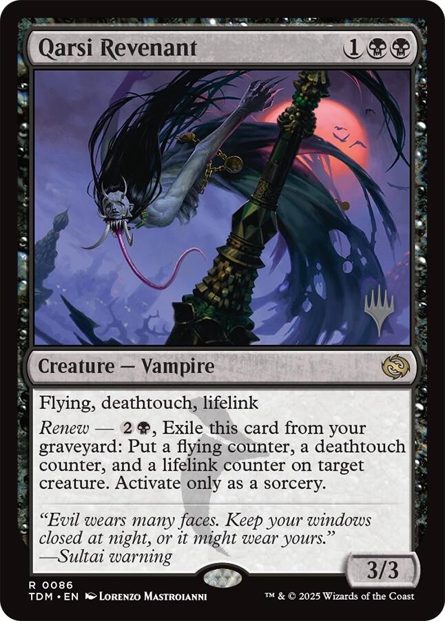 Qarsi Revenant [Tarkir: Dragonstorm Promos] - Magic: The Gathering - Card Brawlers | Quebec | Canada |