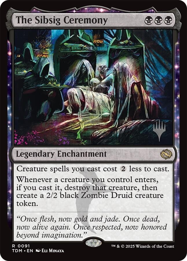 The Sibsig Ceremony [Tarkir: Dragonstorm Promos] - Magic: The Gathering - Card Brawlers | Quebec | Canada |