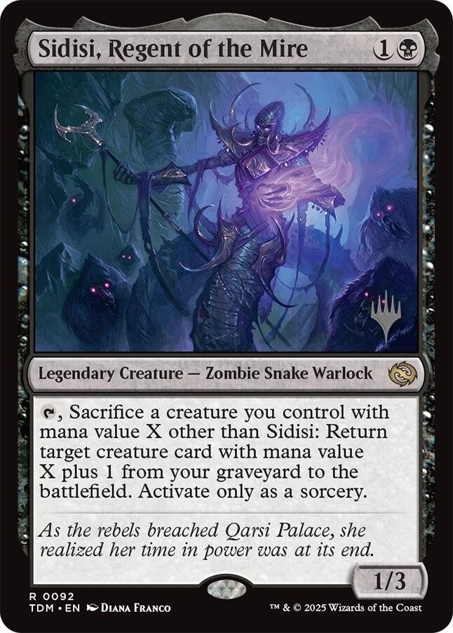 Sidisi, Regent of the Mire [Tarkir: Dragonstorm Promos] - Magic: The Gathering - Card Brawlers | Quebec | Canada |