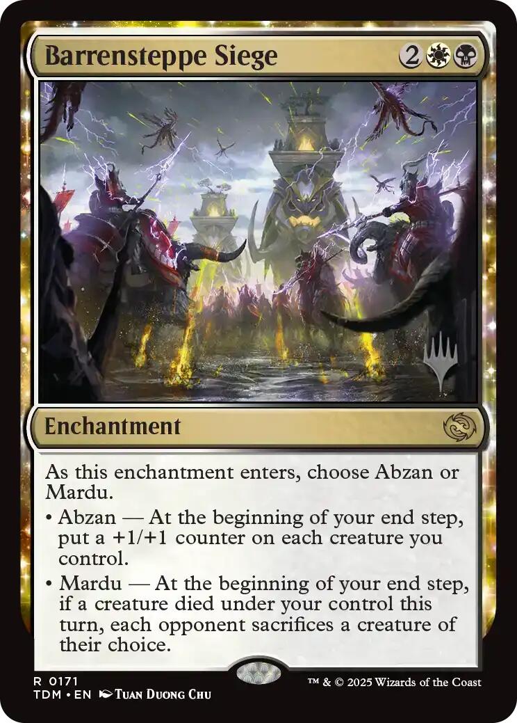 Barrensteppe Siege [Tarkir: Dragonstorm Promos] - Magic: The Gathering - Card Brawlers | Quebec | Canada |