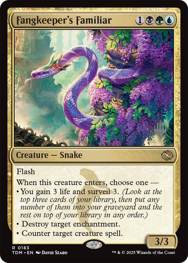 Fangkeeper's Familiar [Tarkir: Dragonstorm Promos] - Magic: The Gathering - Card Brawlers | Quebec | Canada |