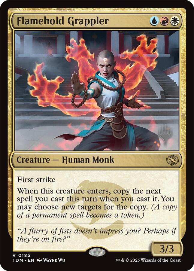 Flamehold Grappler [Tarkir: Dragonstorm Promos] - Magic: The Gathering - Card Brawlers | Quebec | Canada |