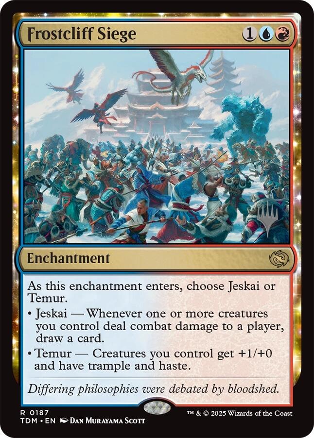Frostcliff Siege [Tarkir: Dragonstorm Promos] - Magic: The Gathering - Card Brawlers | Quebec | Canada |