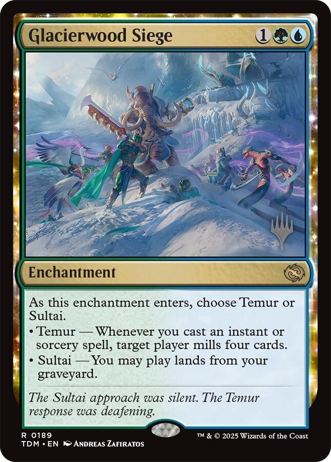 Glacierwood Siege [Tarkir: Dragonstorm Promos] - Magic: The Gathering - Card Brawlers | Quebec | Canada |